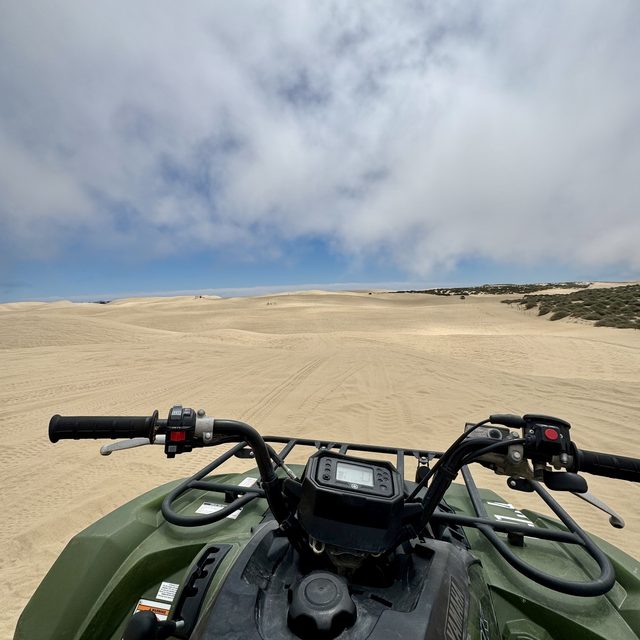 Quad in the dunes